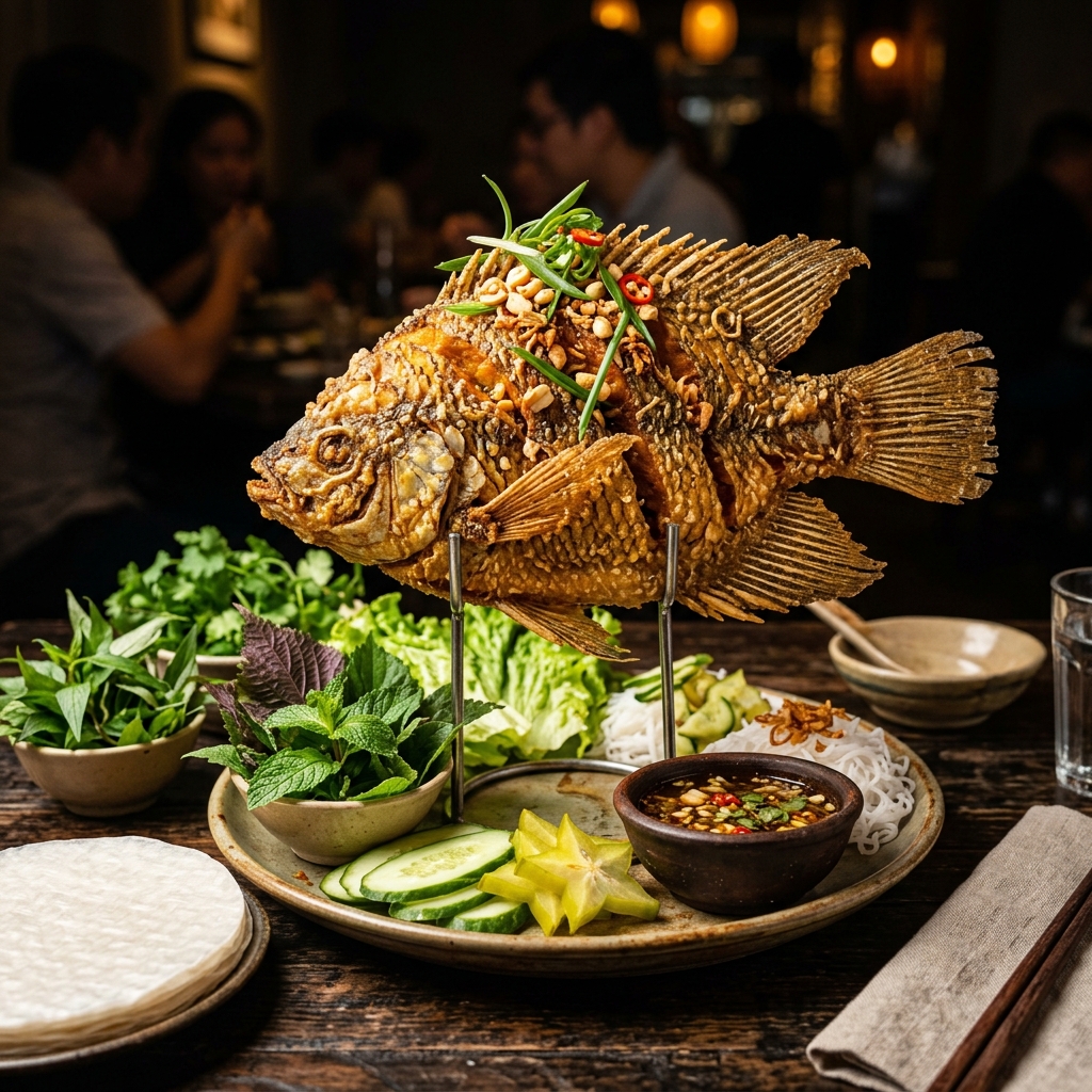 Cá Tai Tượng Chiên Xù